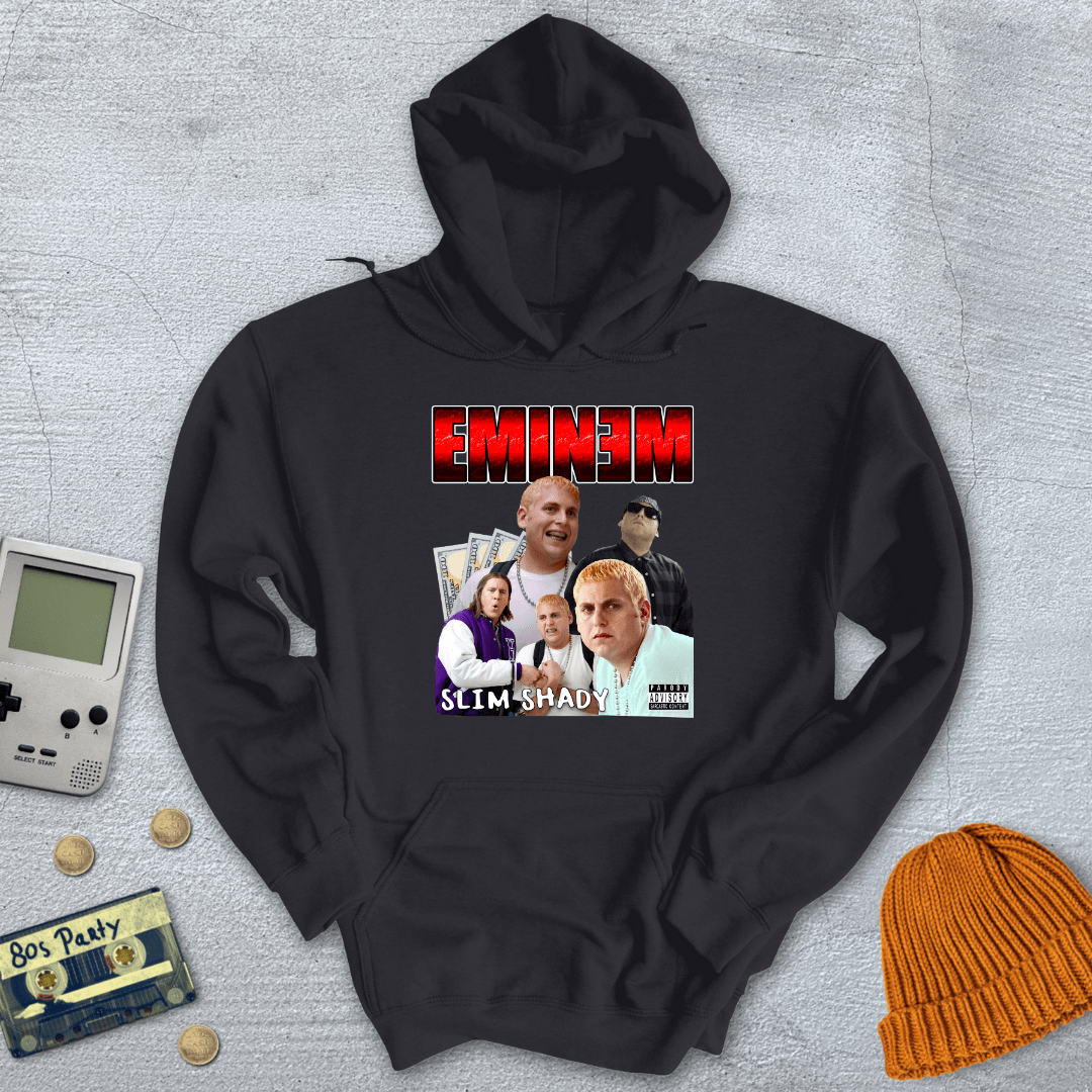 Printify Hoodie Black / S Slim Shady - Hoodie