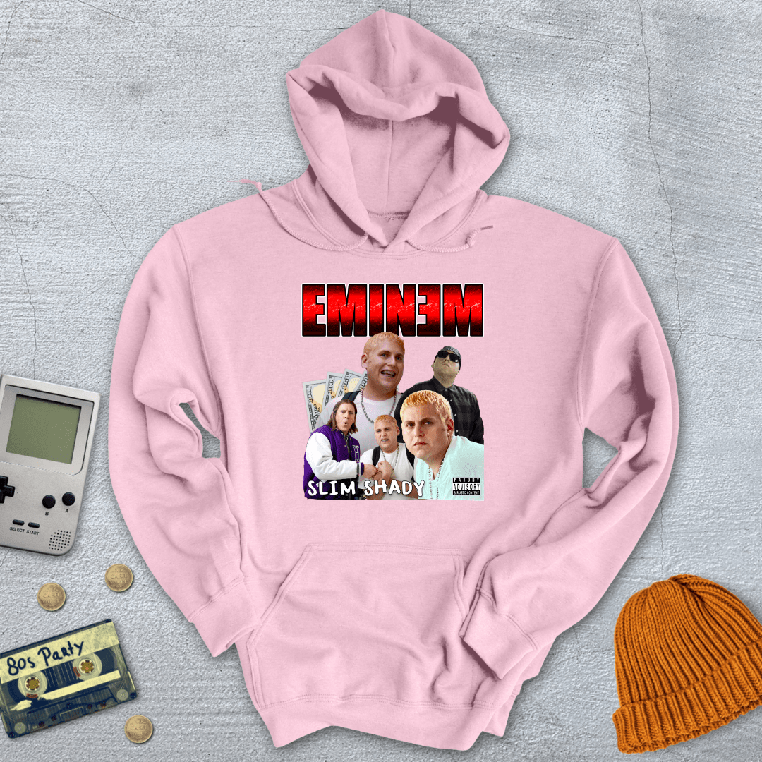 Printify Hoodie Light Pink / S Slim Shady - Hoodie