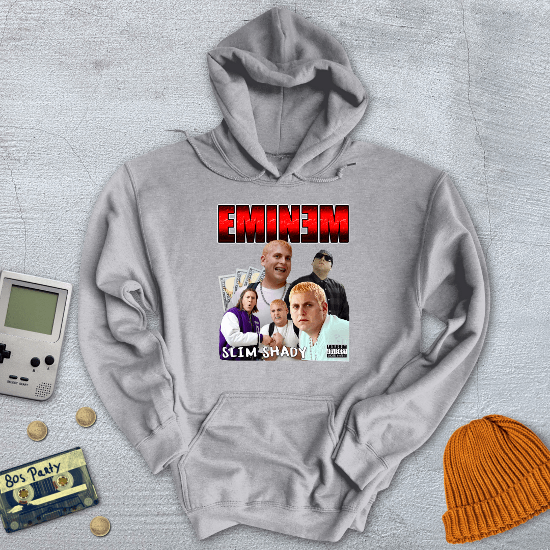 Printify Hoodie Sport Grey / S Slim Shady - Hoodie