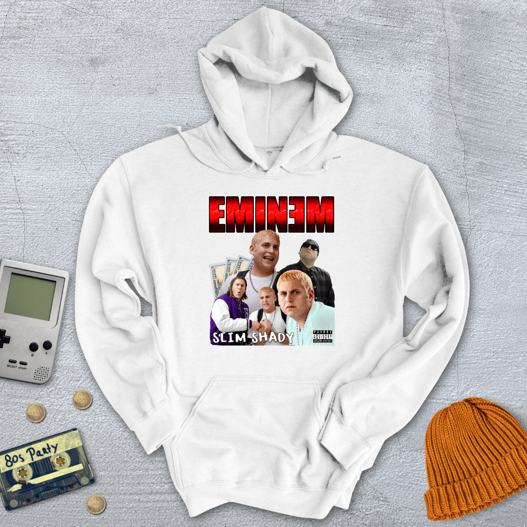 Printify Hoodie White / S Slim Shady - Hoodie