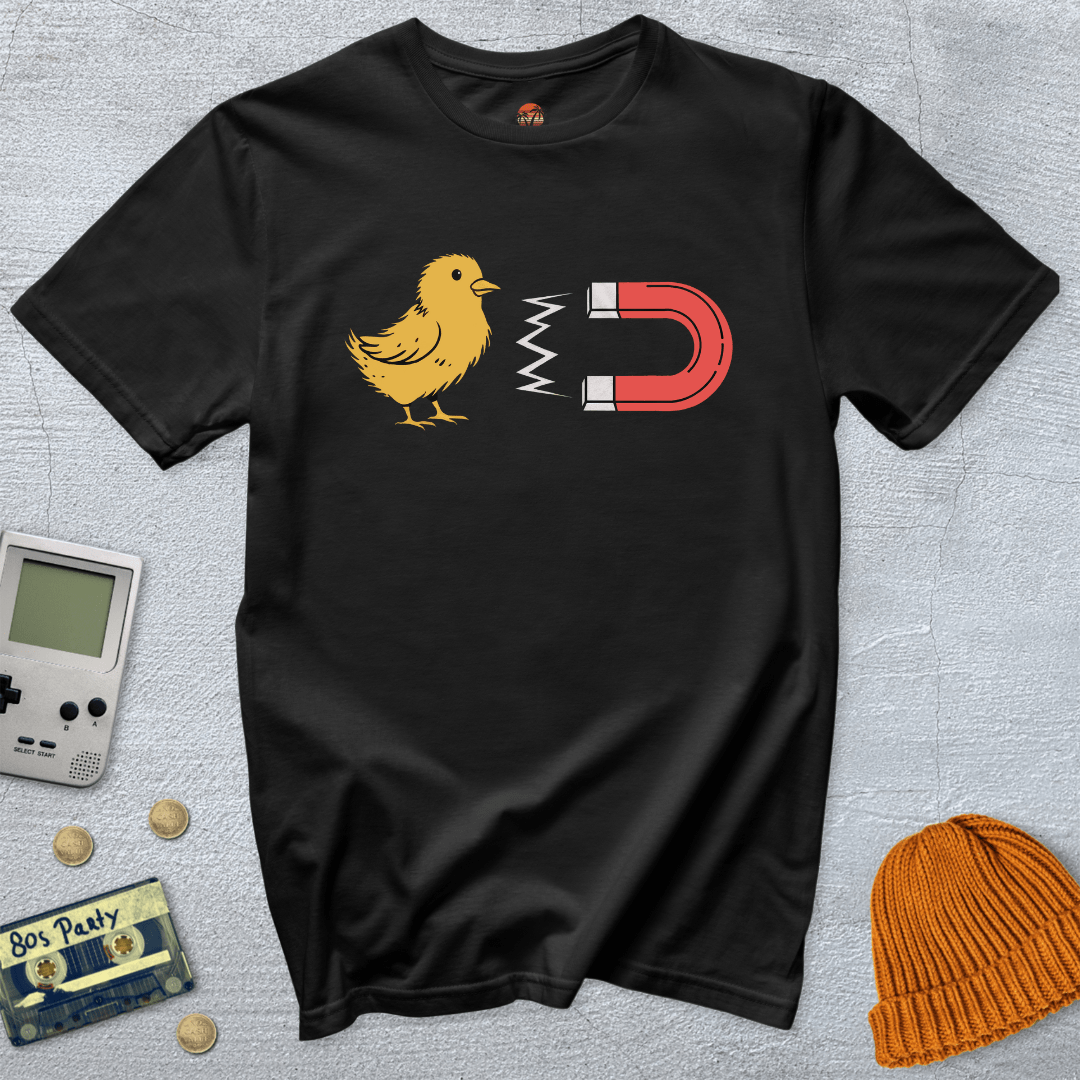 Printify T-Shirt Black / S Chick Magnet - Shirt