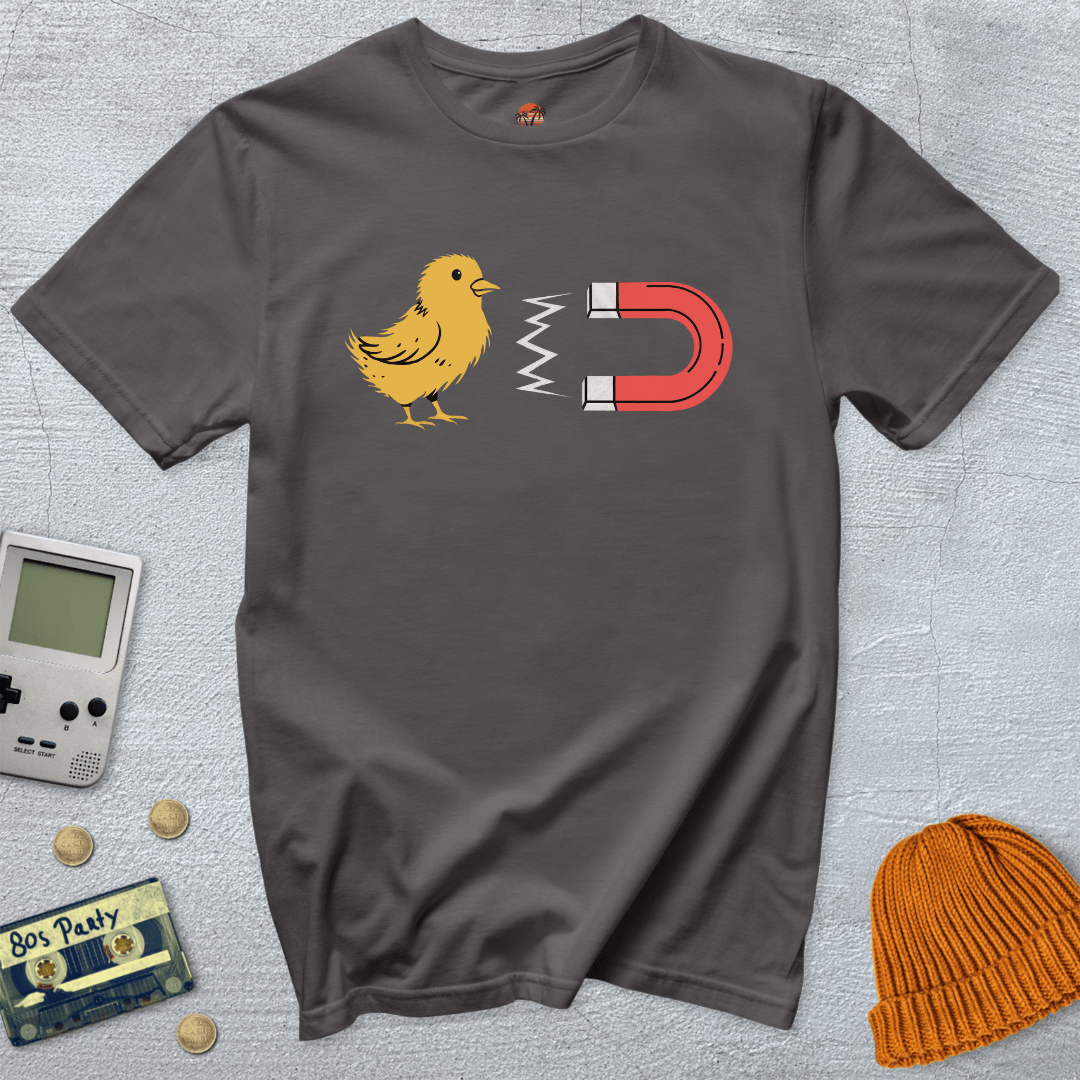 Printify T-Shirt Charcoal / S Chick Magnet - Shirt