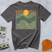 Printify T-Shirt Charcoal / S Wavy Days - Shirt