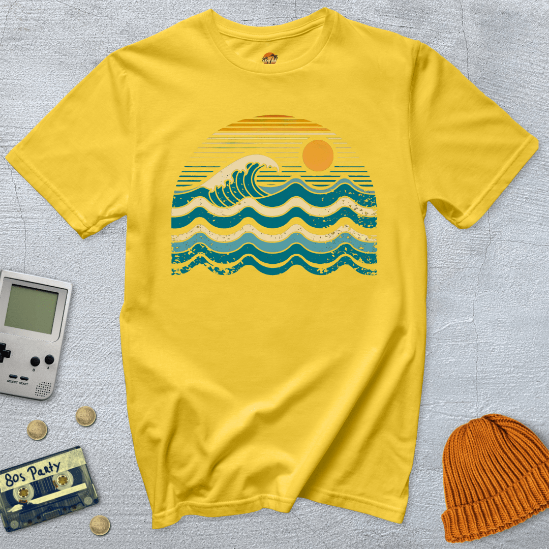 Printify T-Shirt Daisy / S Retro Waves - Shirt