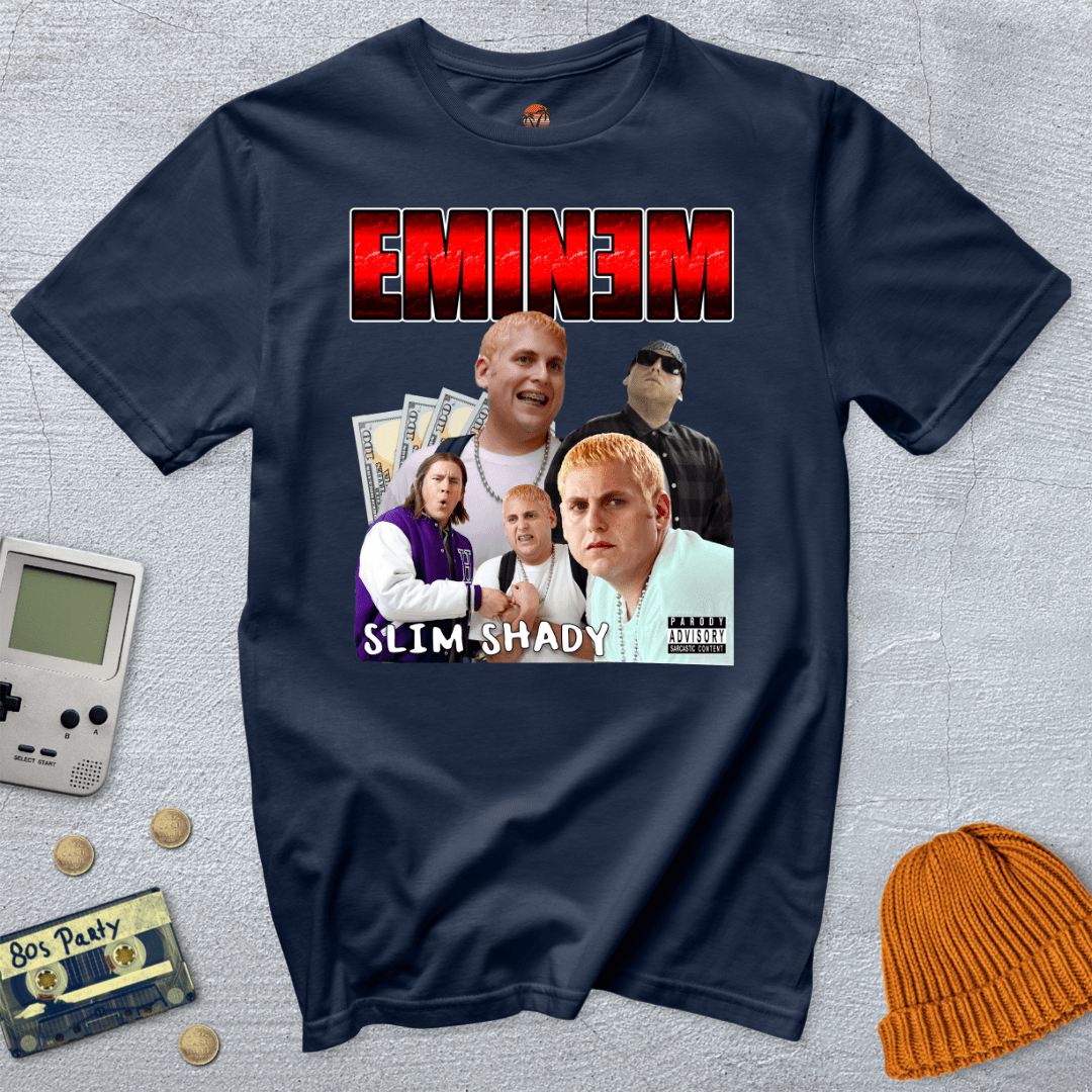 Printify T-Shirt Navy / S Slim Shady - Shirt