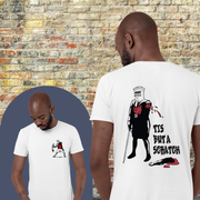 Printify T-Shirt Tis But A Scratch - Shirt