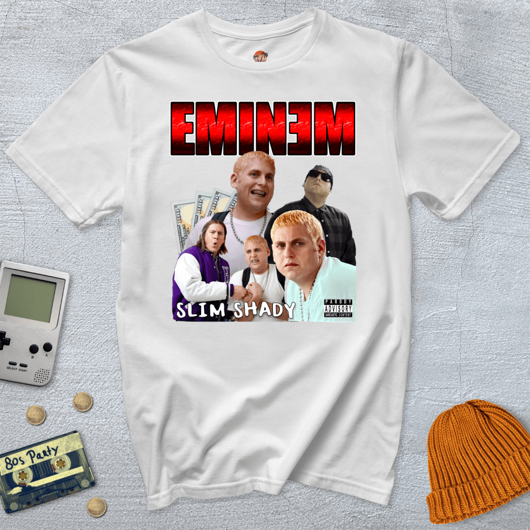 Printify T-Shirt White / S Slim Shady - Shirt
