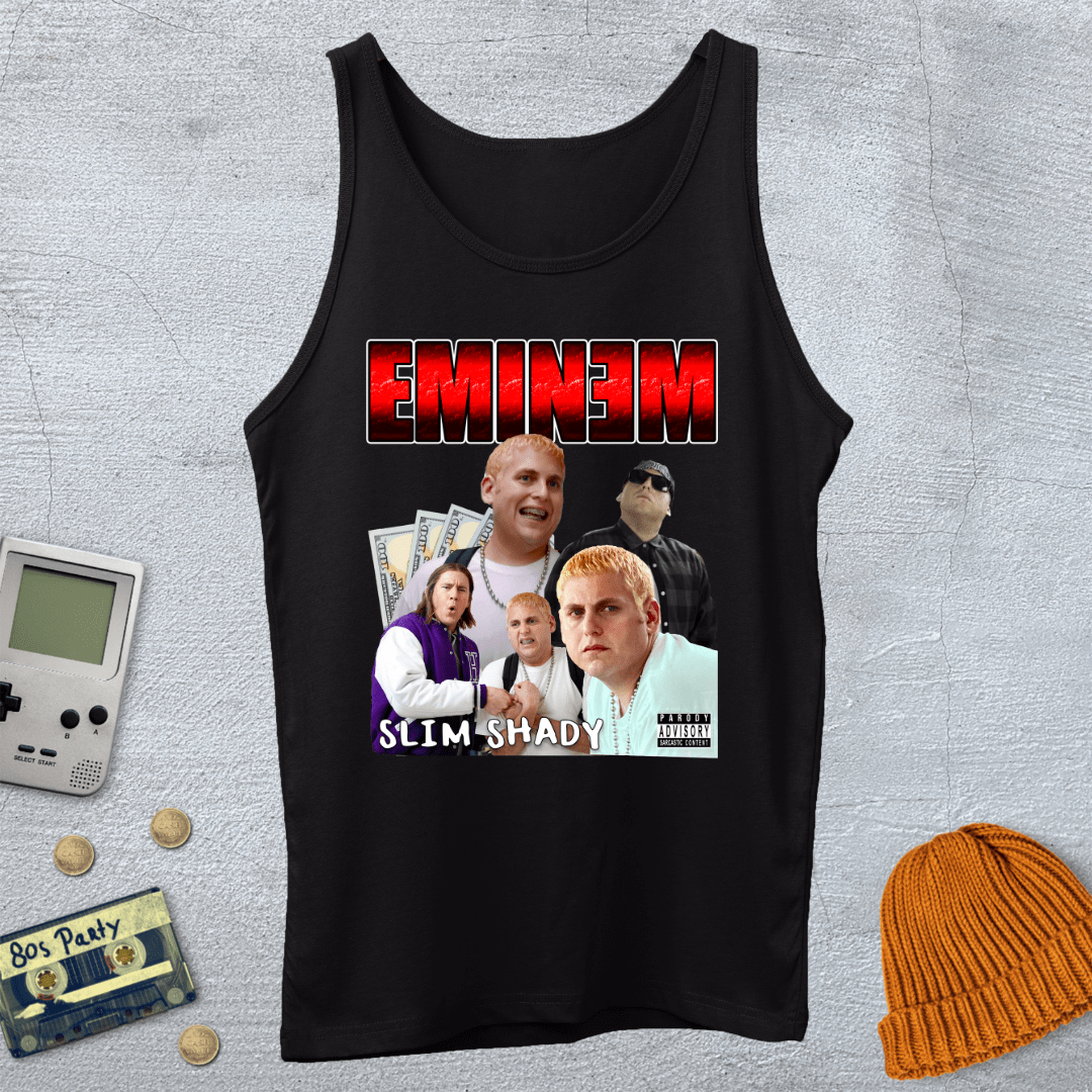 Printify Tank Top XS / Black Slim Shady- Tank Top