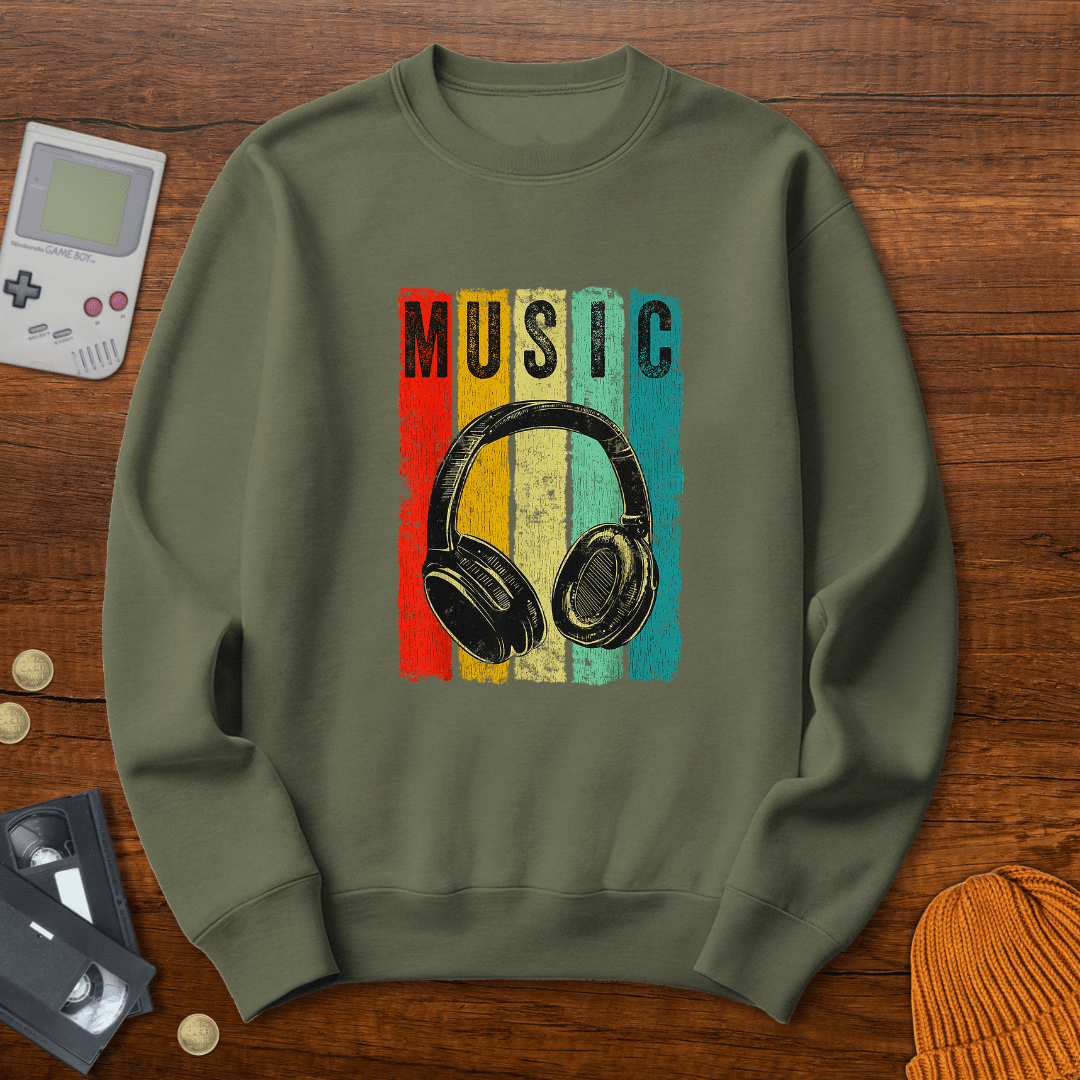 MUSIC - Sweatshirt - Throwback Paradise