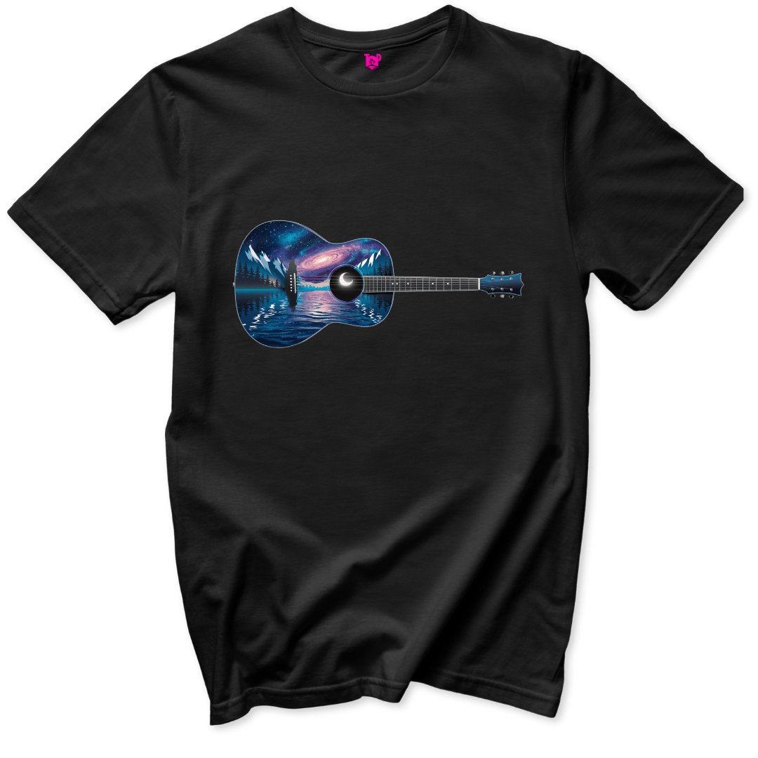Cosmic Guitar T-Shirt - Throwback Paradise #