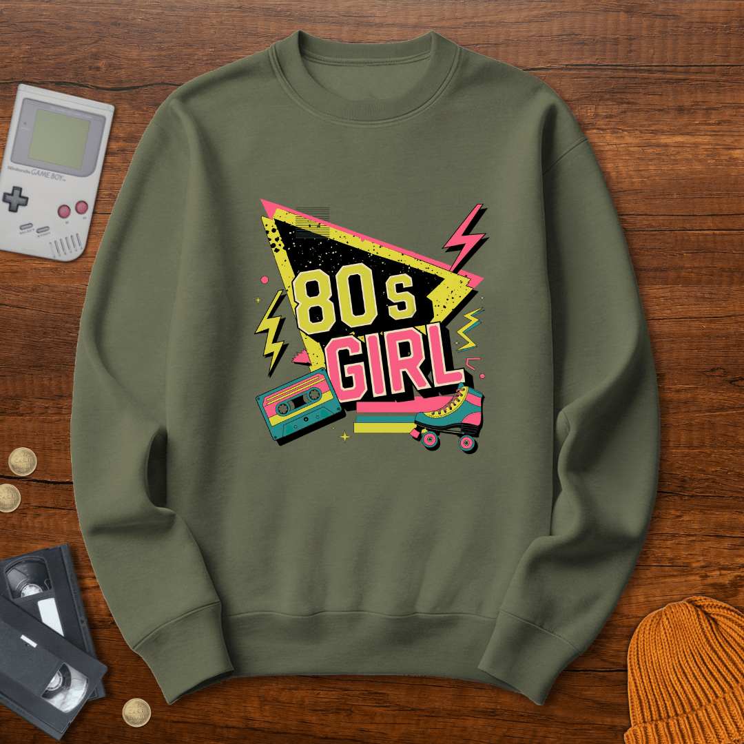 80's Girl - Sweatshirt - Throwback Paradise