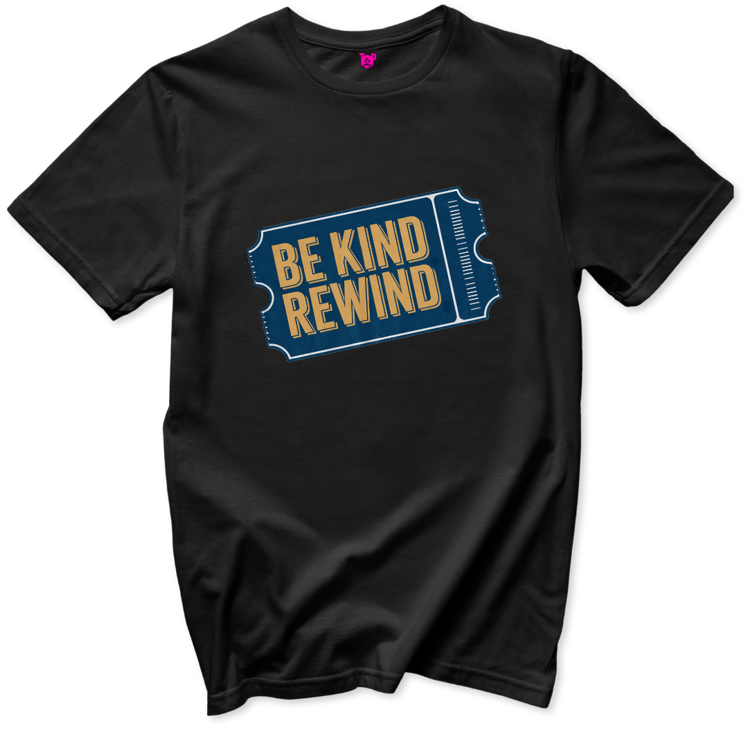 Be Kind Rewind T-Shirt - Throwback Paradise