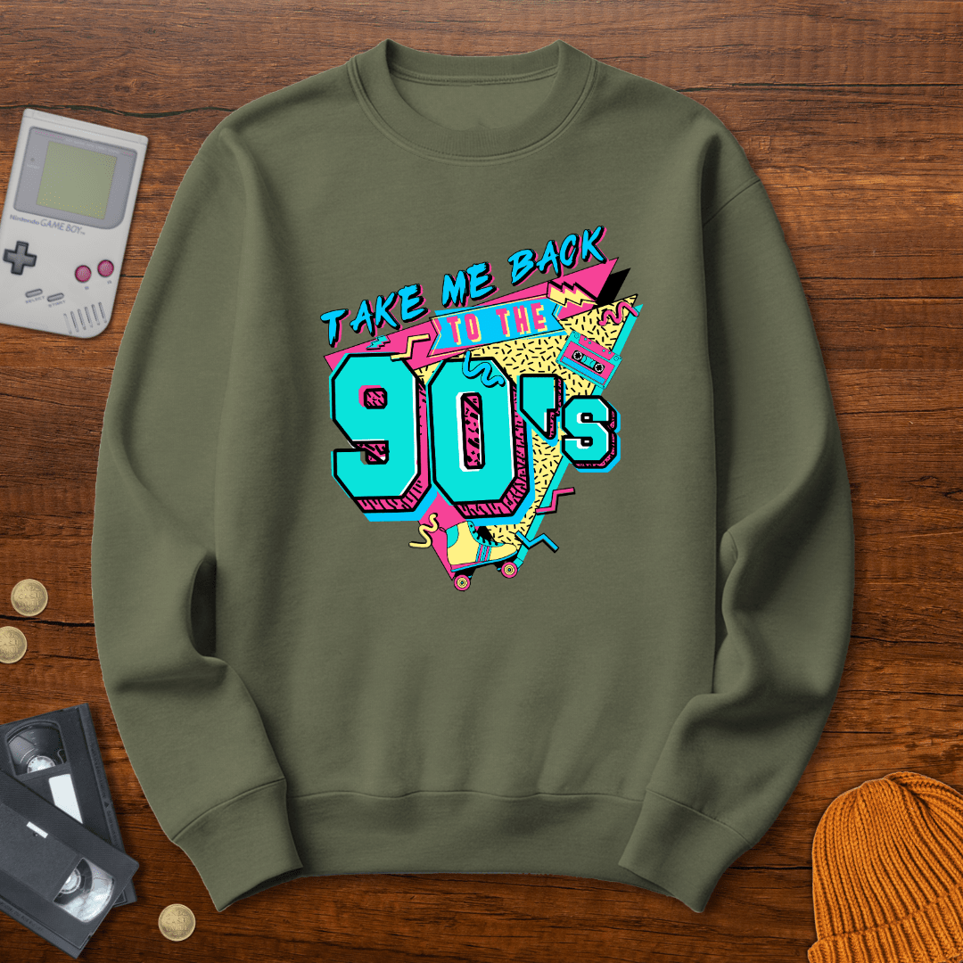 Back to the 90s - Sweatshirt - Throwback Paradise
