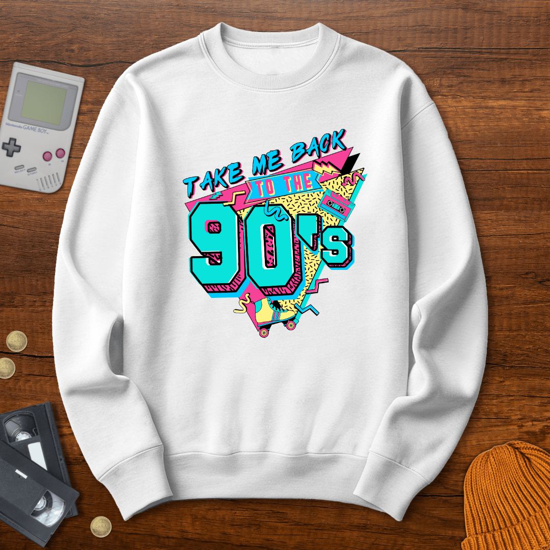 Back to the 90s - Sweatshirt - Throwback Paradise