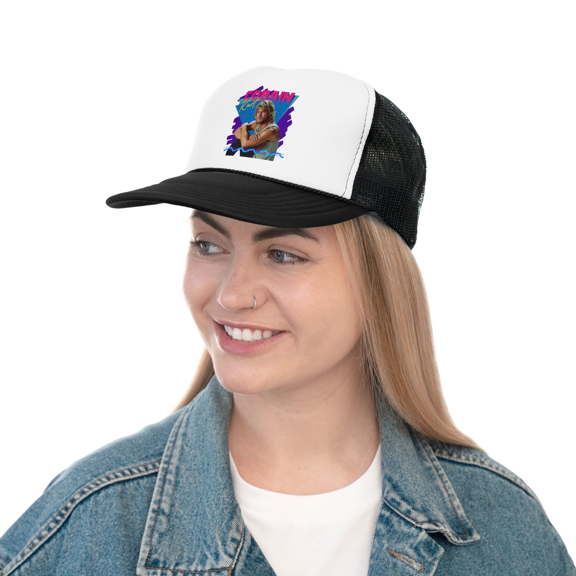 Kurt Cobain - Retro Trucker Cap - Throwback Paradise