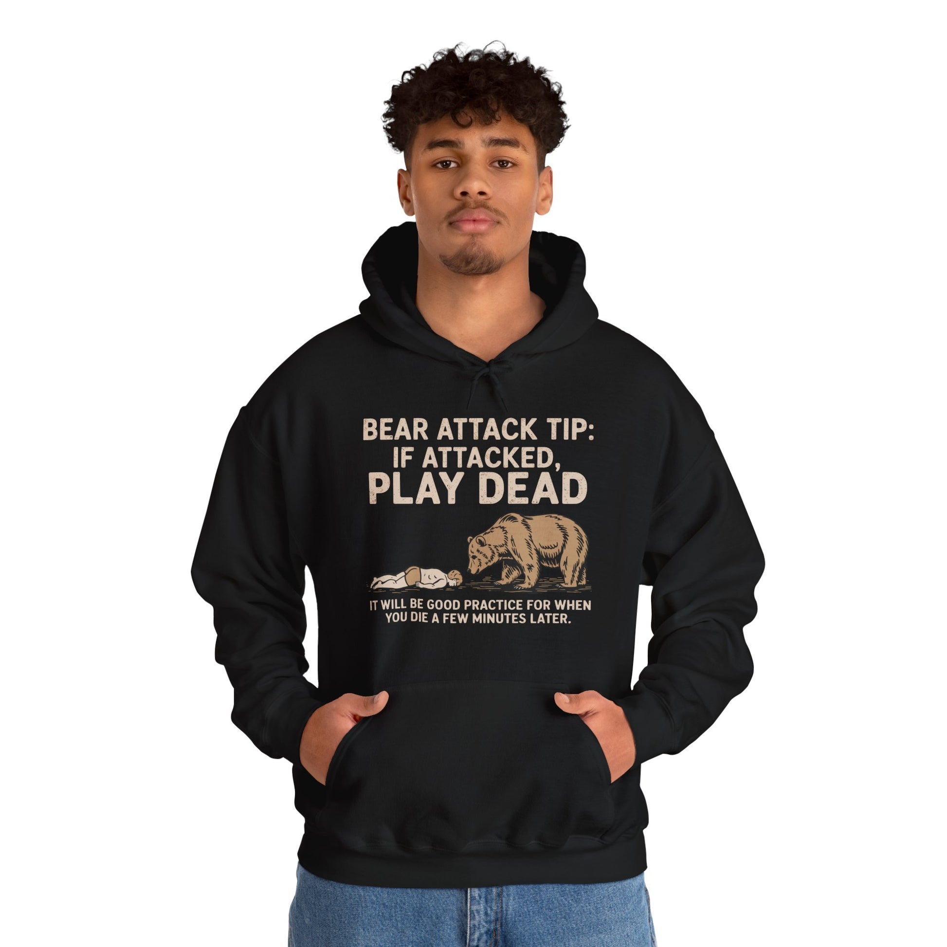 Bear Attack Tip - Hoodie - Throwback Paradise