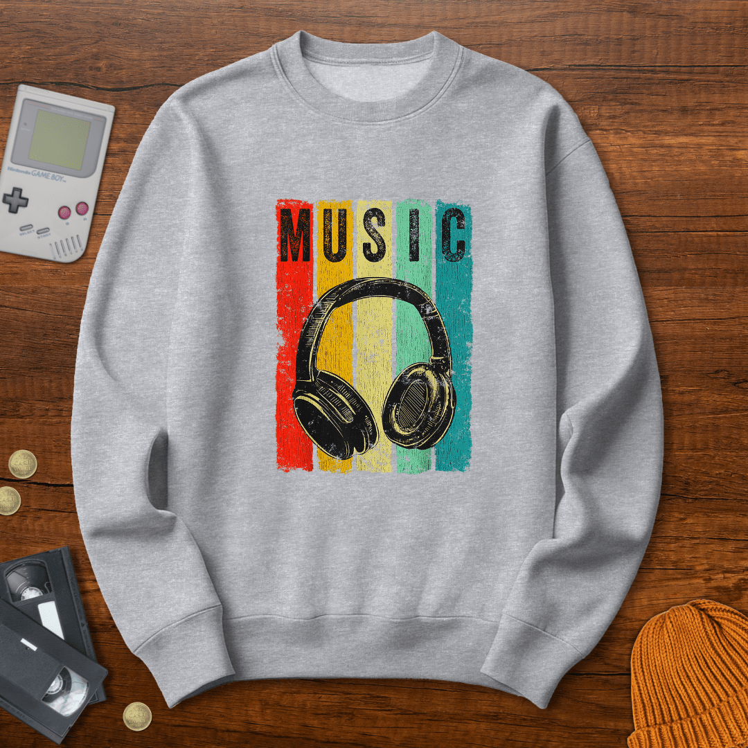 MUSIC - Sweatshirt - Throwback Paradise