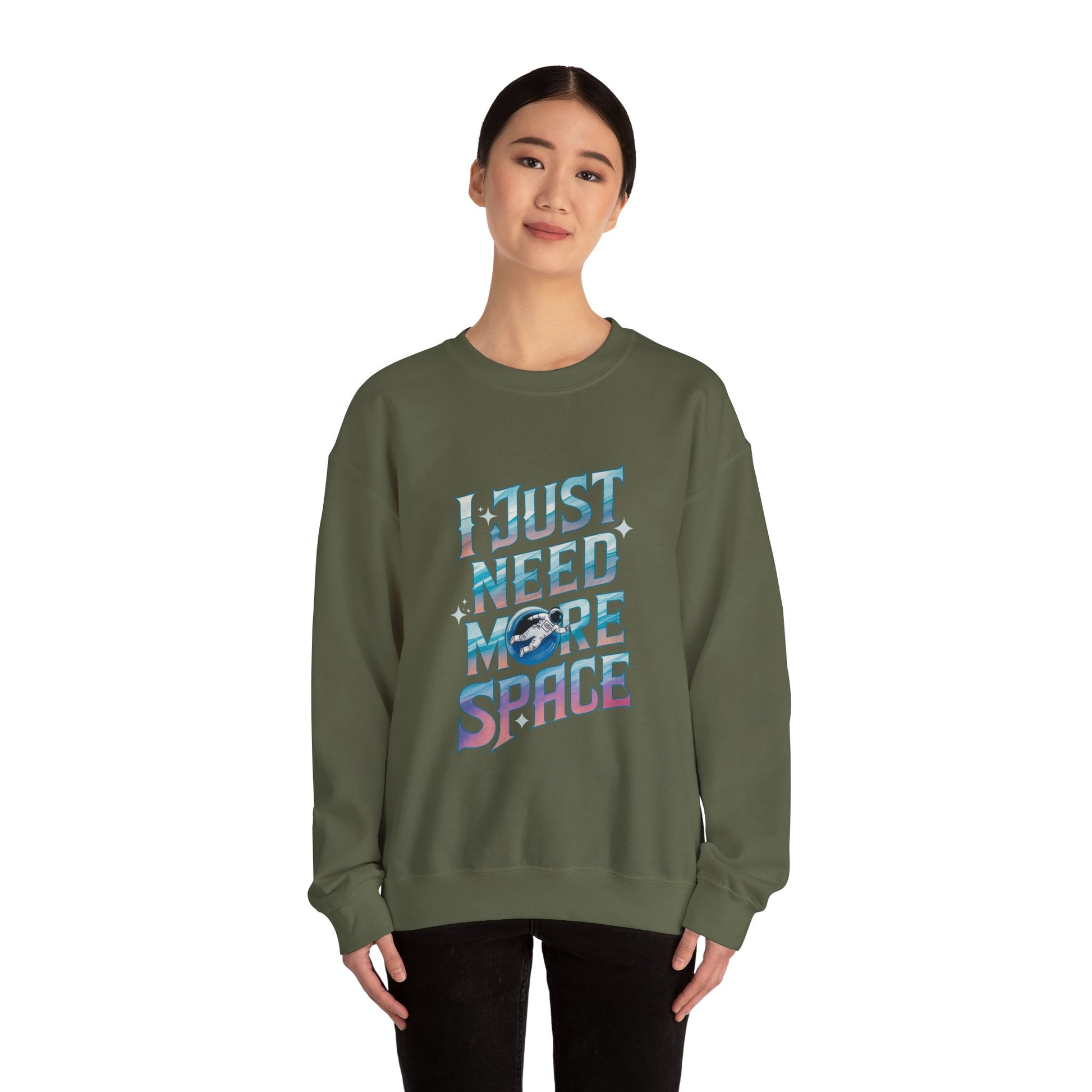 More Space - Sweatshirt - Throwback Paradise