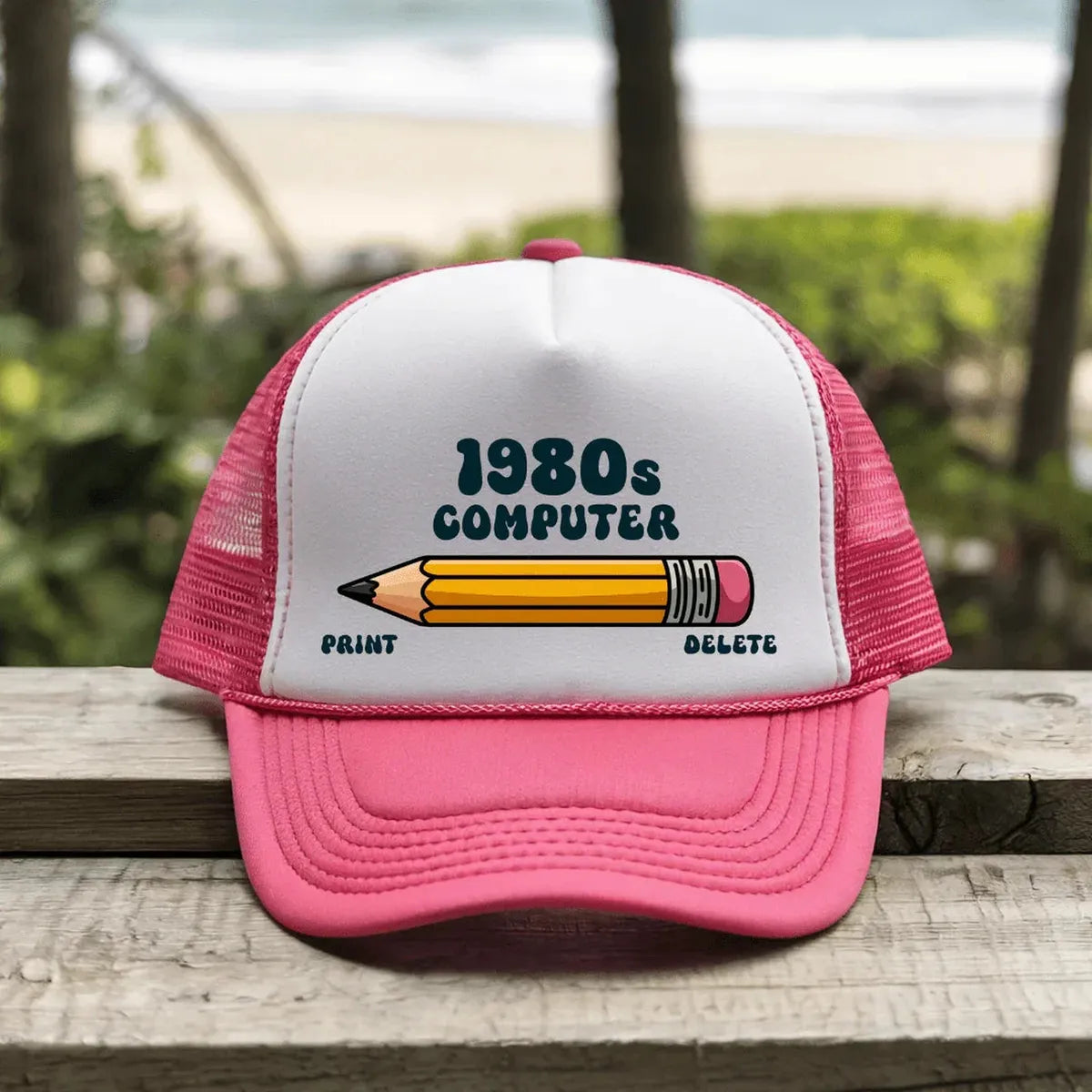 1980s Computer - Trucker Hat - Throwback Paradise