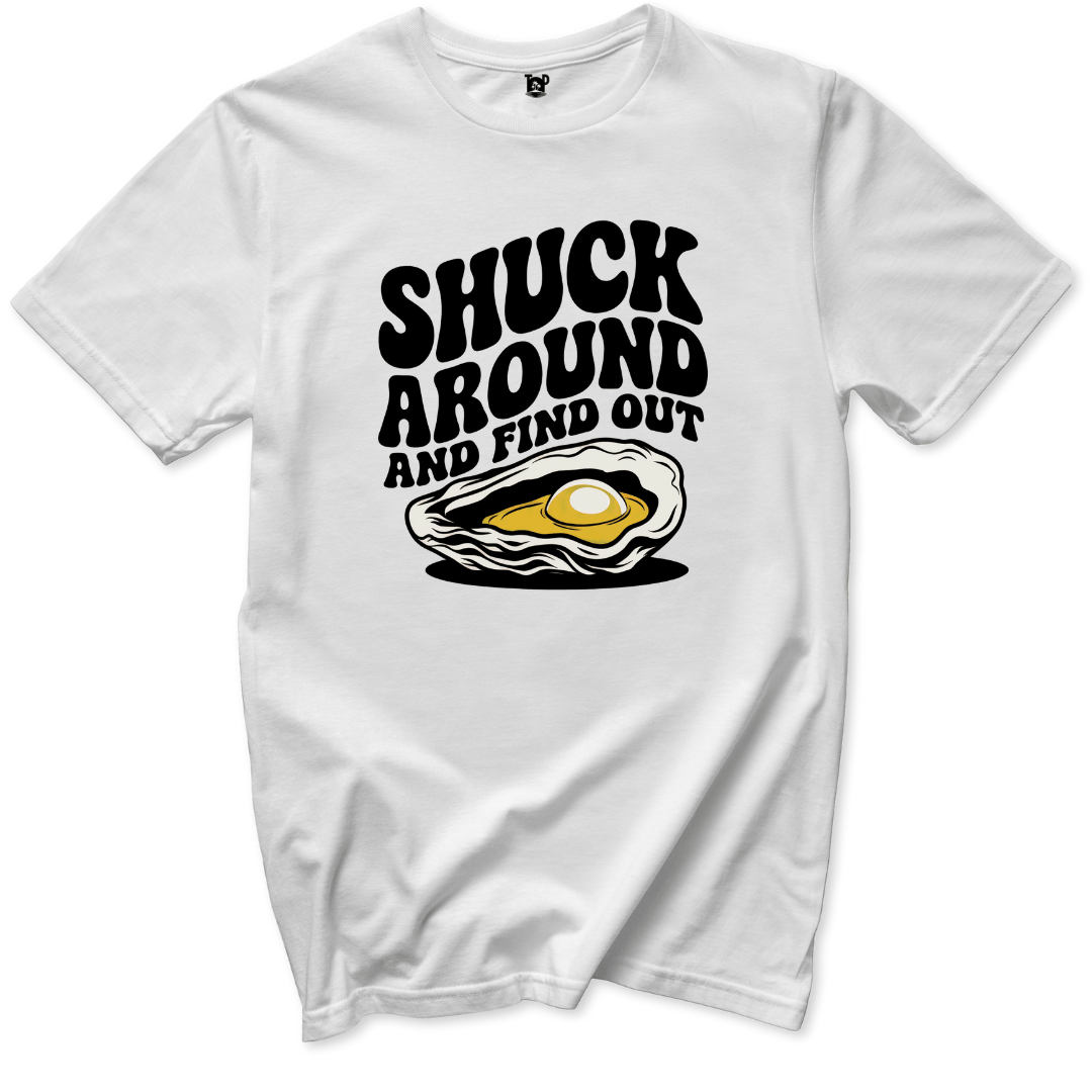 Shuck around and find out T-Shirt - Throwback Paradise