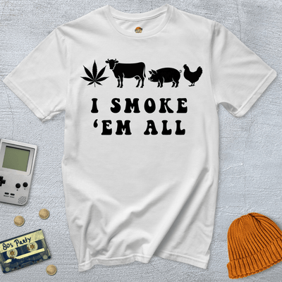 Smoke em all - Shirt - Throwback Paradise