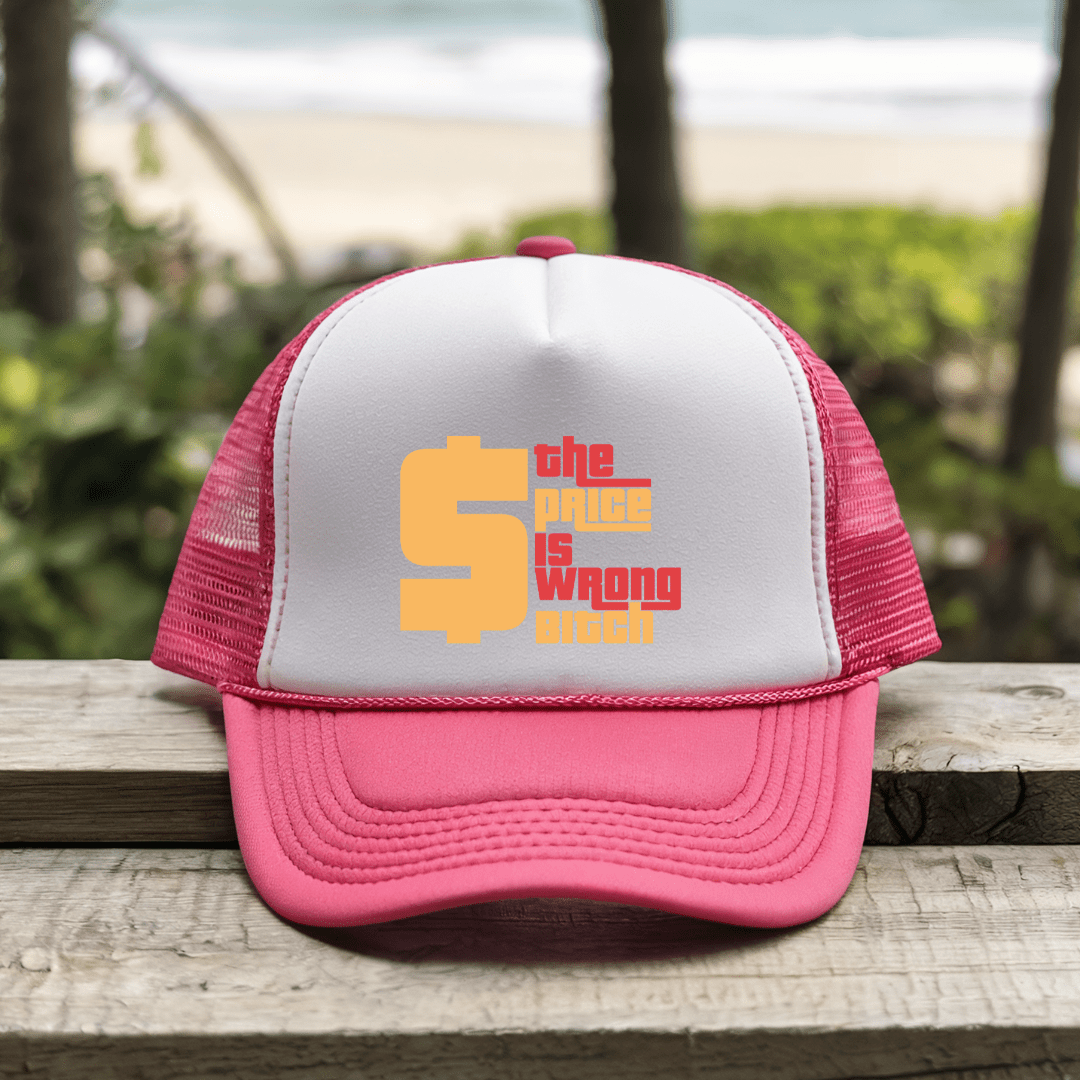 The Price Is Wrong - Trucker Hat - Throwback Paradise