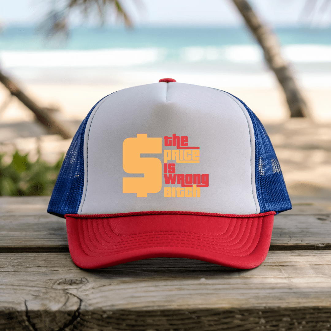 The Price Is Wrong - Trucker Hat - Throwback Paradise