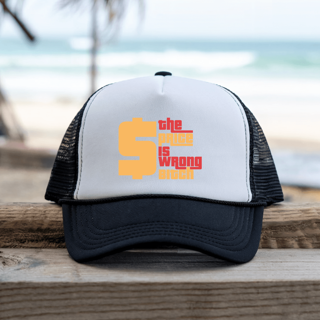 The Price Is Wrong - Trucker Hat - Throwback Paradise
