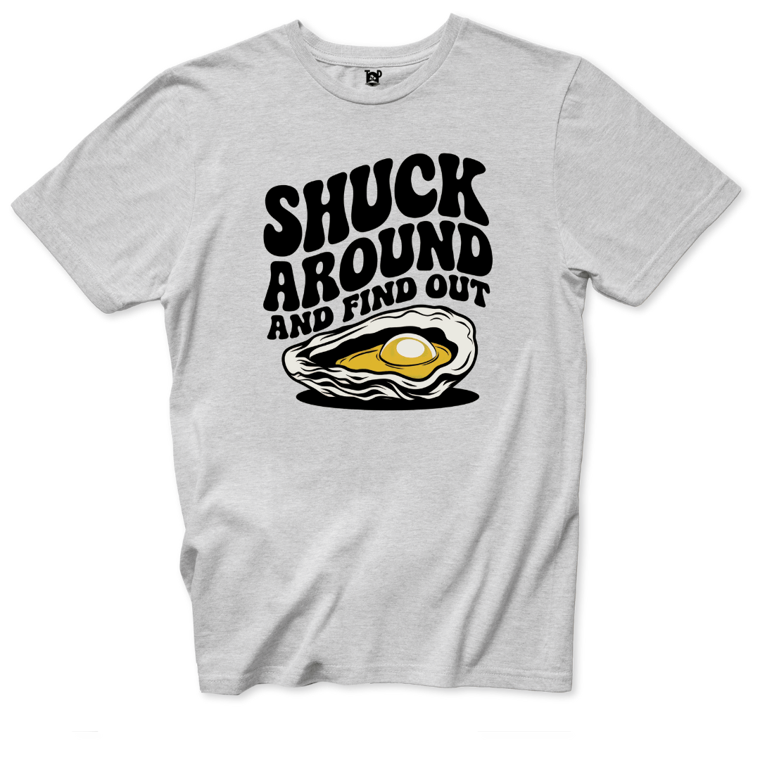 Shuck around and find out T-Shirt - Throwback Paradise