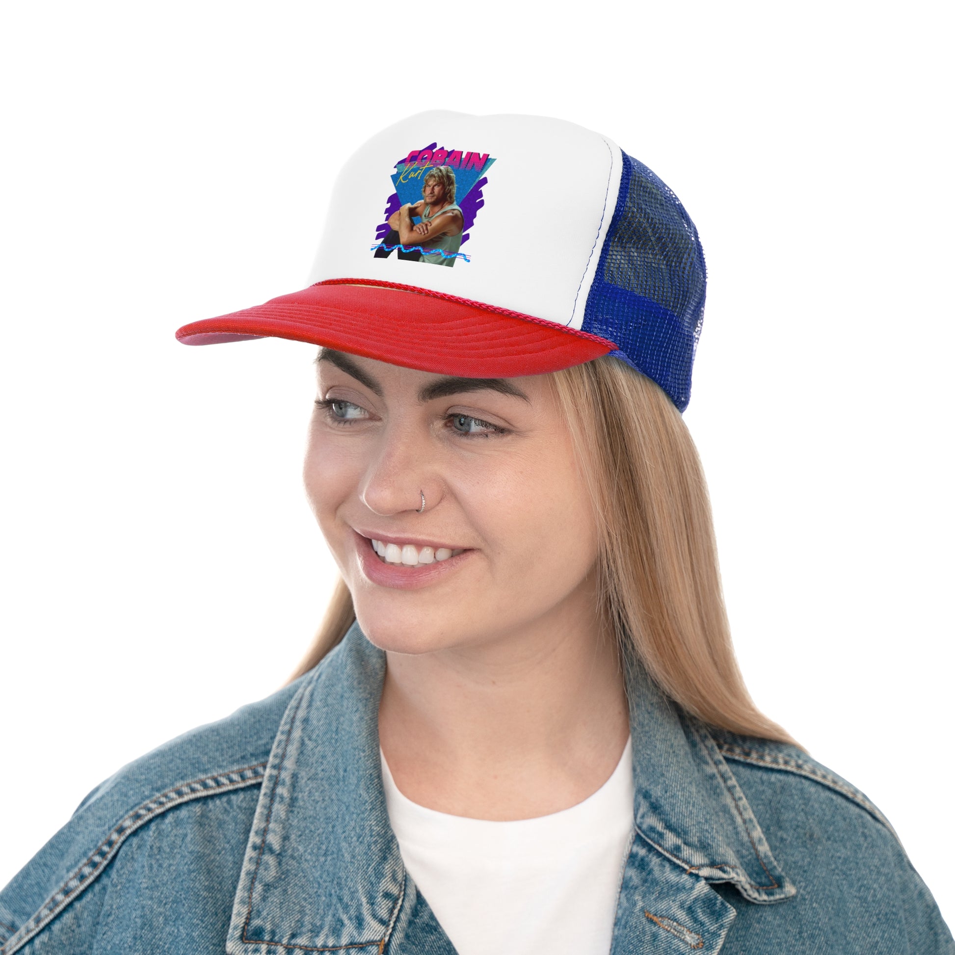 Kurt Cobain - Retro Trucker Cap - Throwback Paradise