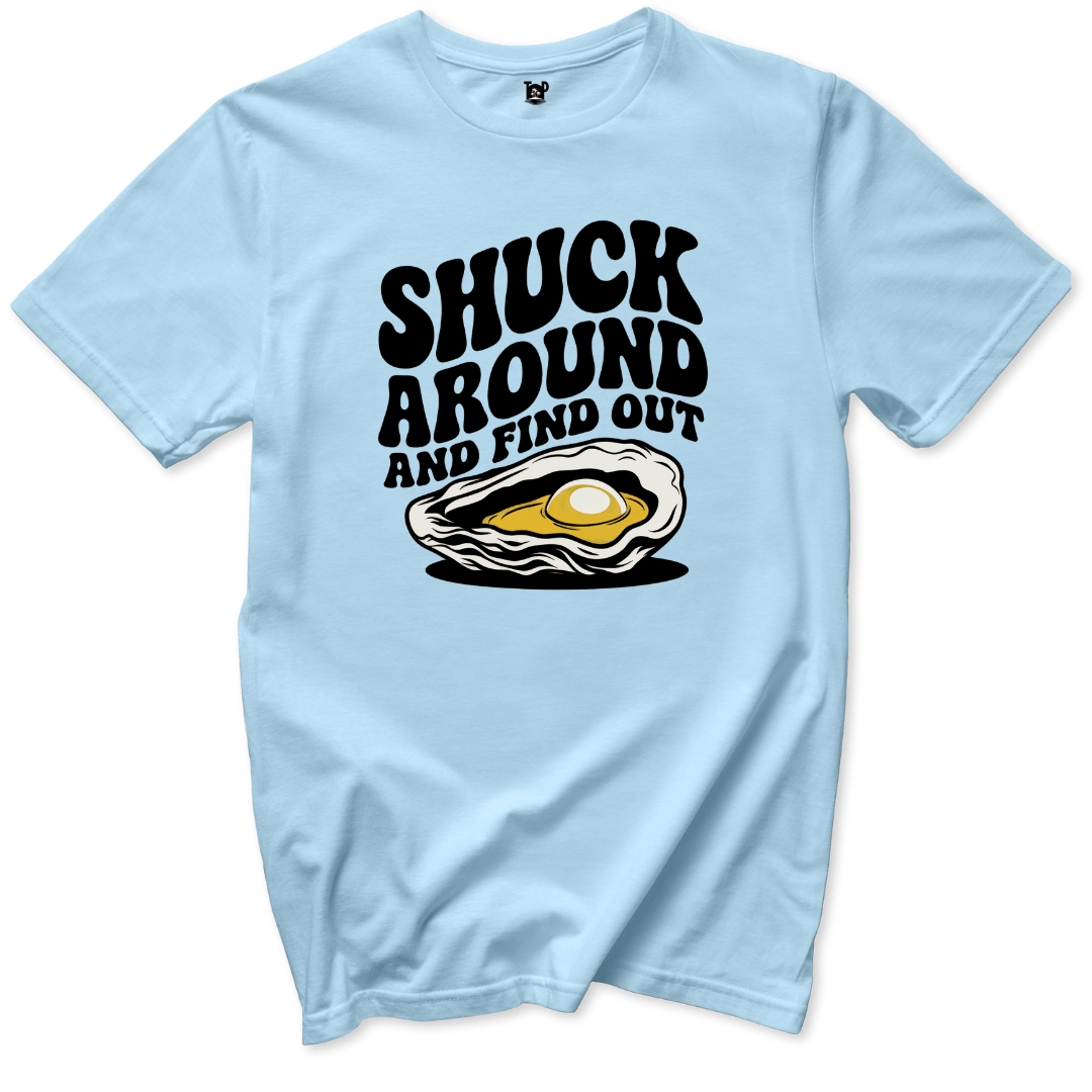 Shuck around and find out T-Shirt - Throwback Paradise