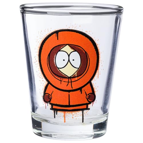 Silver Buffalo Nickelodeon Retro Featuring Rocko, Angelica, Stimpy, and Arnold 4 Pack Mini Glass Set, 1.5 Ounces - Throwback Paradise