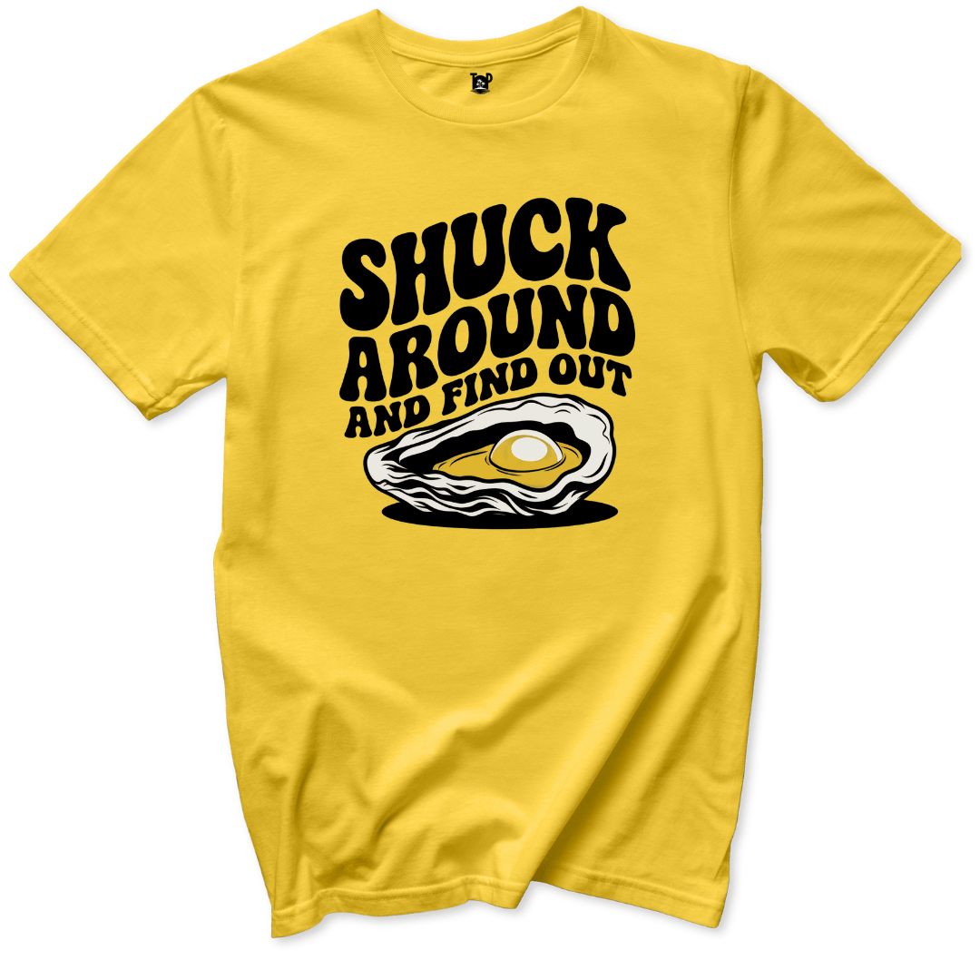 Shuck around and find out T-Shirt - Throwback Paradise