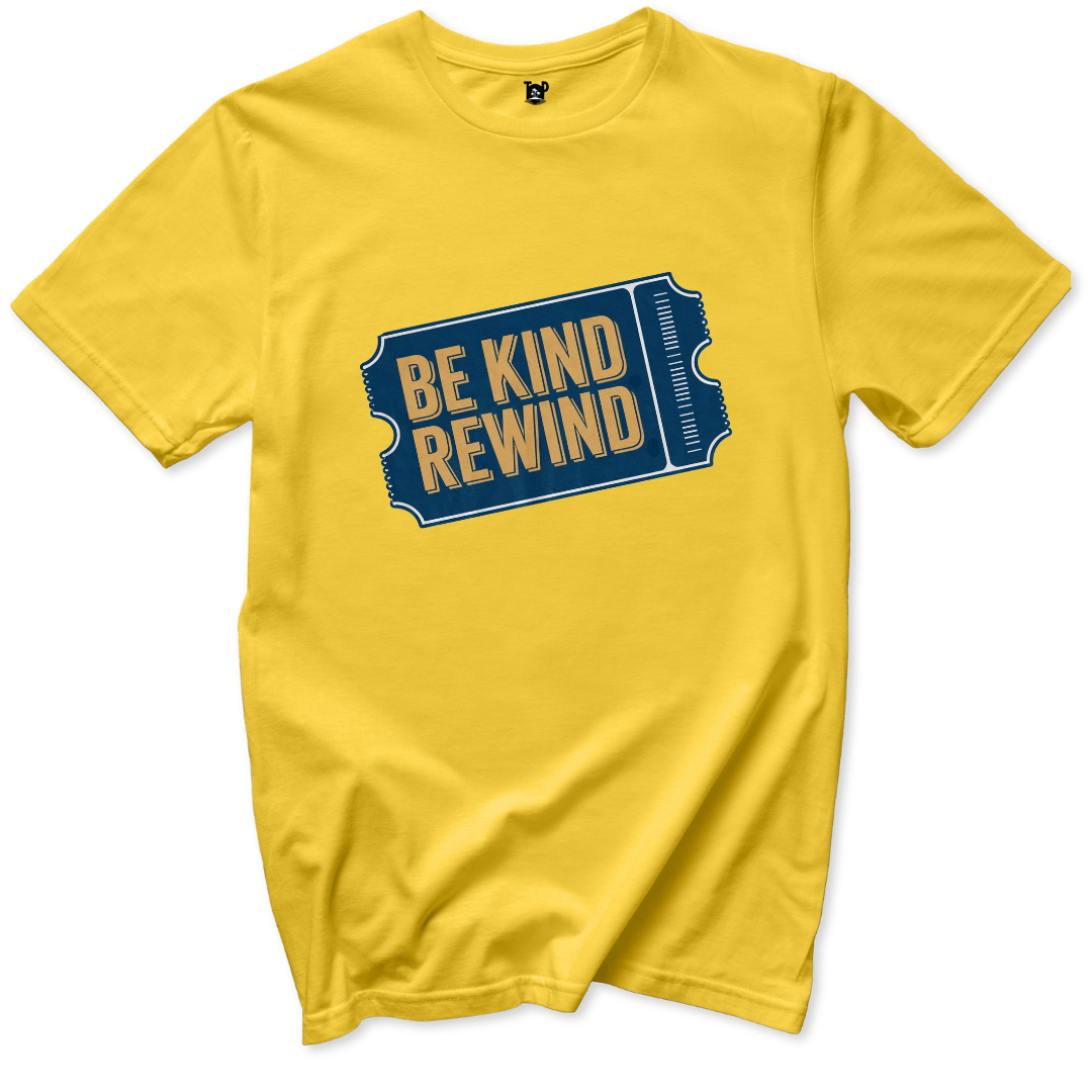 Be Kind Rewind T-Shirt - Throwback Paradise