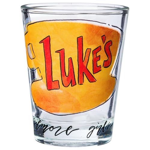 Silver Buffalo Nickelodeon Retro Featuring Rocko, Angelica, Stimpy, and Arnold 4 Pack Mini Glass Set, 1.5 Ounces - Throwback Paradise