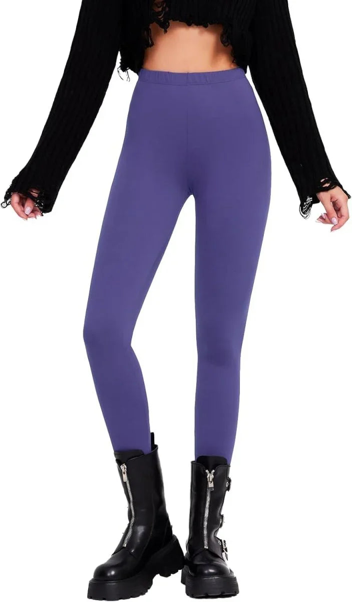 sissycos Women's 80s Leggings Neon Artistic Splash Printed Buttery Soft Stretchy Pants - Throwback Paradise