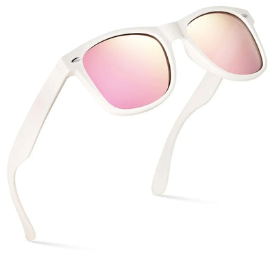 Retro Rewind Polarized Sunglasses for Men and Women - UV Protection Classic Sun Glasses - Throwback Paradise