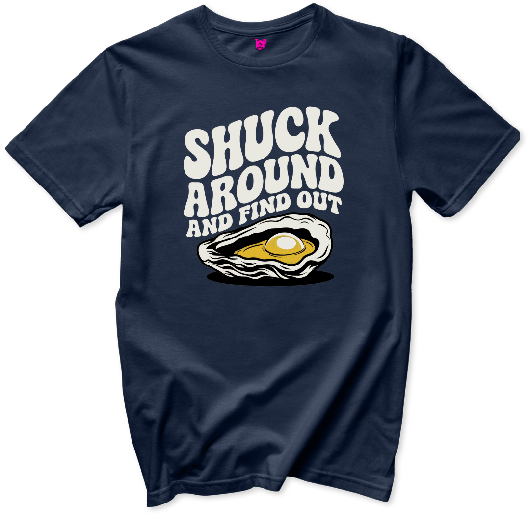Shuck around and find out T-Shirt - Throwback Paradise