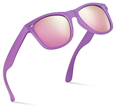 Retro Rewind Polarized Sunglasses for Men and Women - UV Protection Classic Sun Glasses - Throwback Paradise