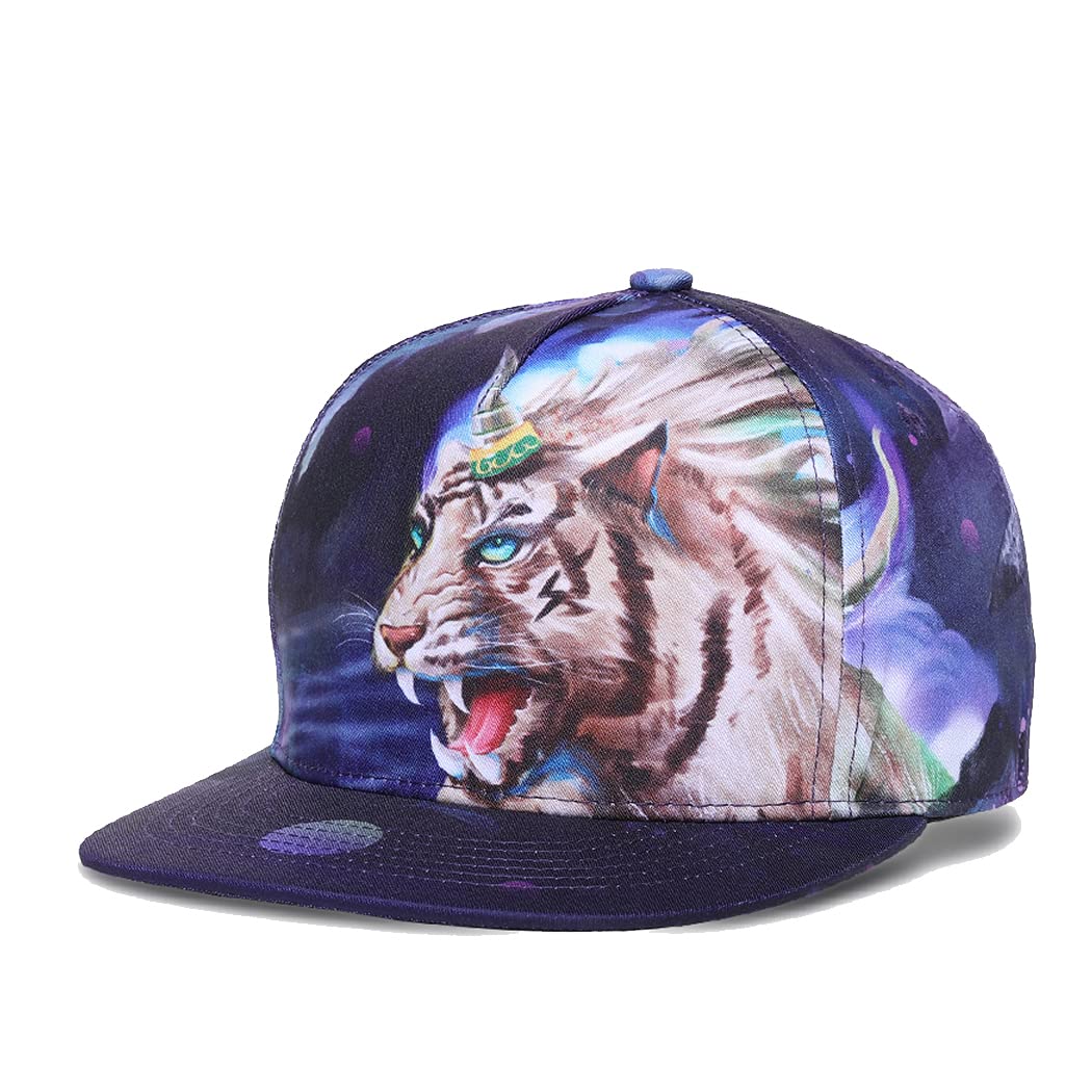 Quanhaigou Snapback Hat for Men Women,Hip Hop Style Colorful Flat Bill Hats Teens Adjustable Baseball Cap - Throwback Paradise