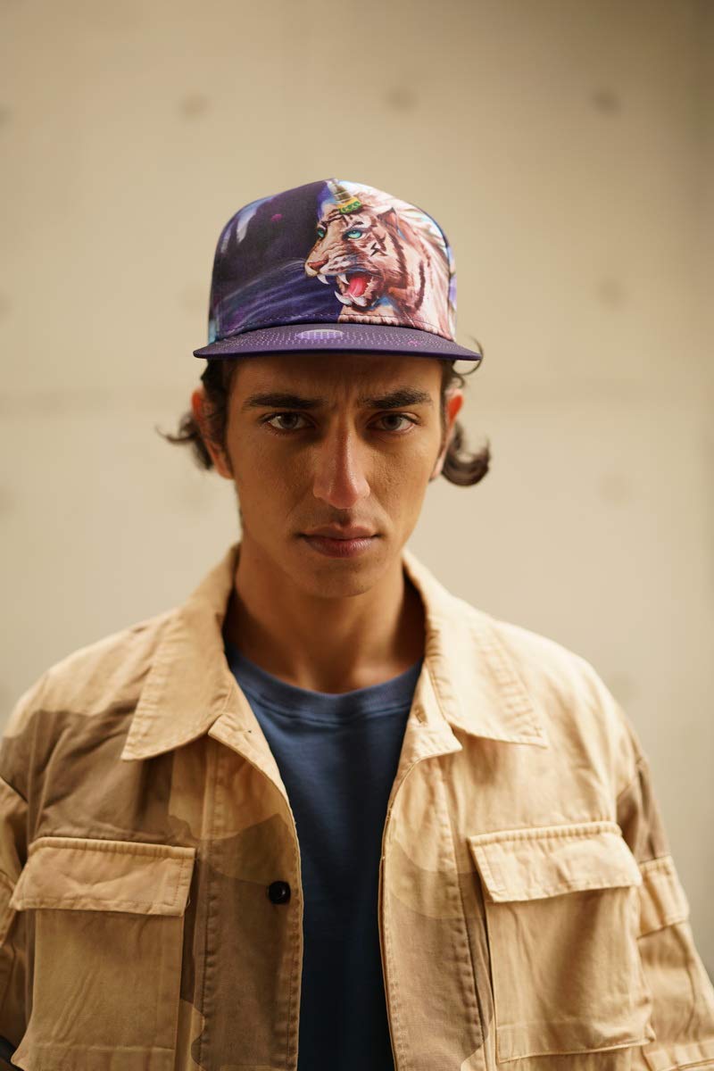 Quanhaigou Snapback Hat for Men Women,Hip Hop Style Colorful Flat Bill Hats Teens Adjustable Baseball Cap - Throwback Paradise