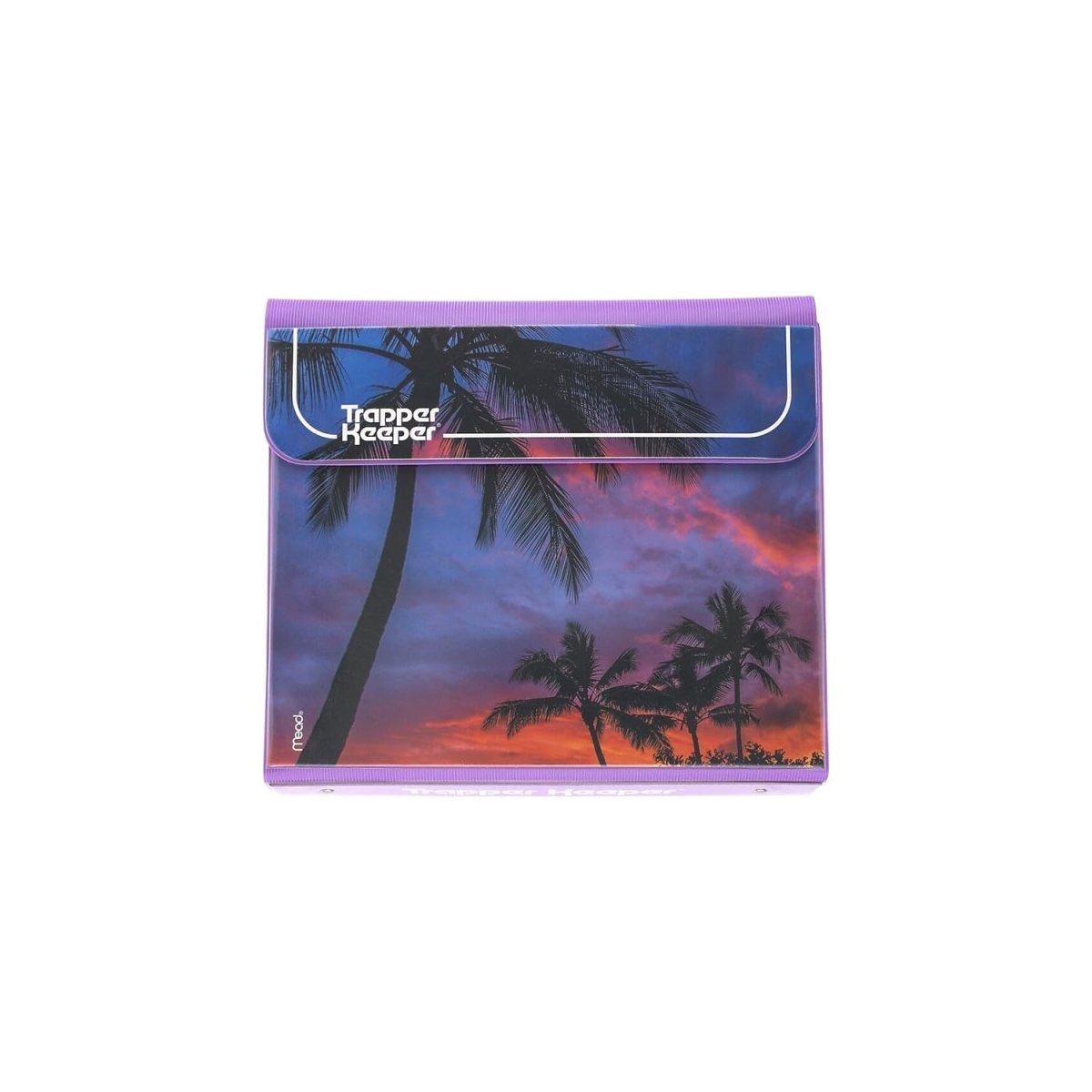 Mead Trapper Keeper Binder, Retro Design, 1 Inch Binder with Folders and Pockets, Holds 8 - 1/2" x 11" Paper, Shapes (260038CQ1 - ECM) - Throwback Paradise