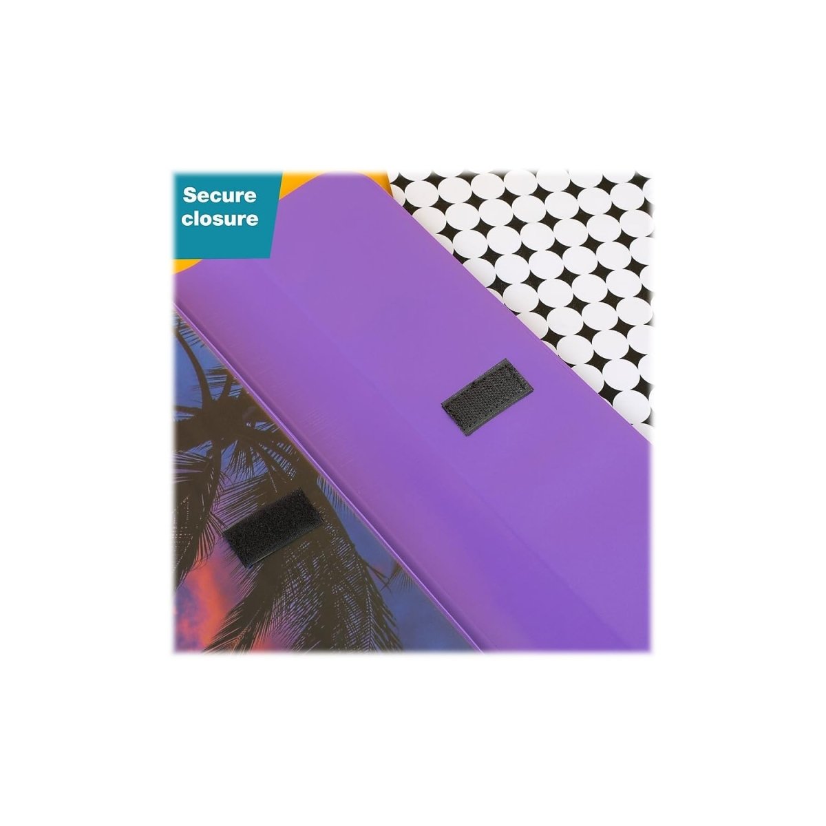 Mead Trapper Keeper Binder, Retro Design, 1 Inch Binder with Folders and Pockets, Holds 8 - 1/2" x 11" Paper, Shapes (260038CQ1 - ECM) - Throwback Paradise