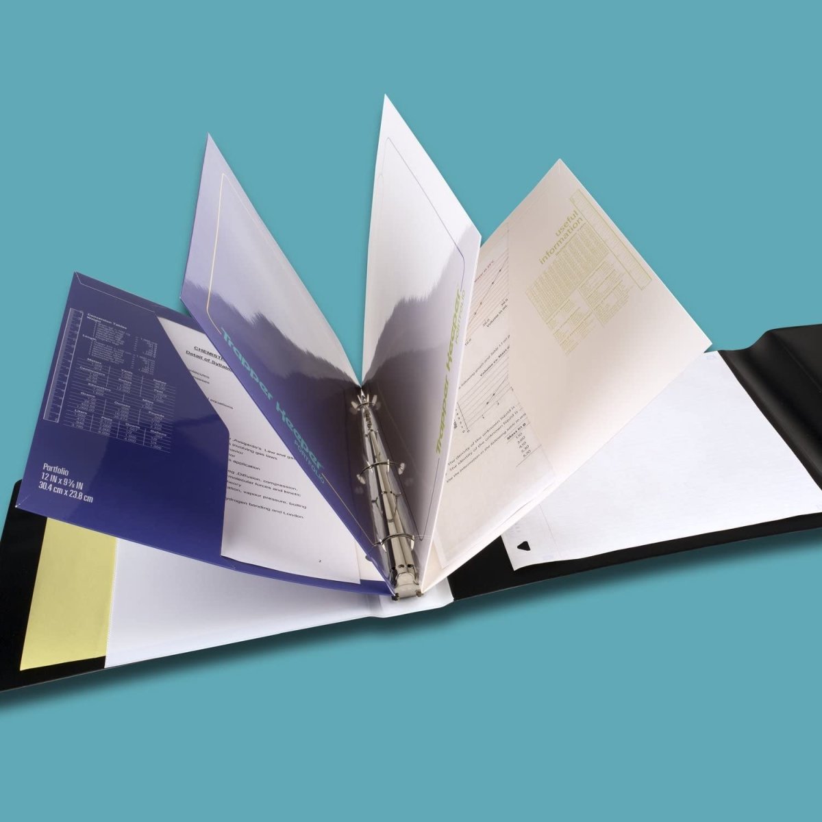 Mead Trapper Keeper Binder, Retro Design, 1 Inch Binder with Folders and Pockets, Holds 8 - 1/2" x 11" Paper, Shapes (260038CQ1 - ECM) - Throwback Paradise