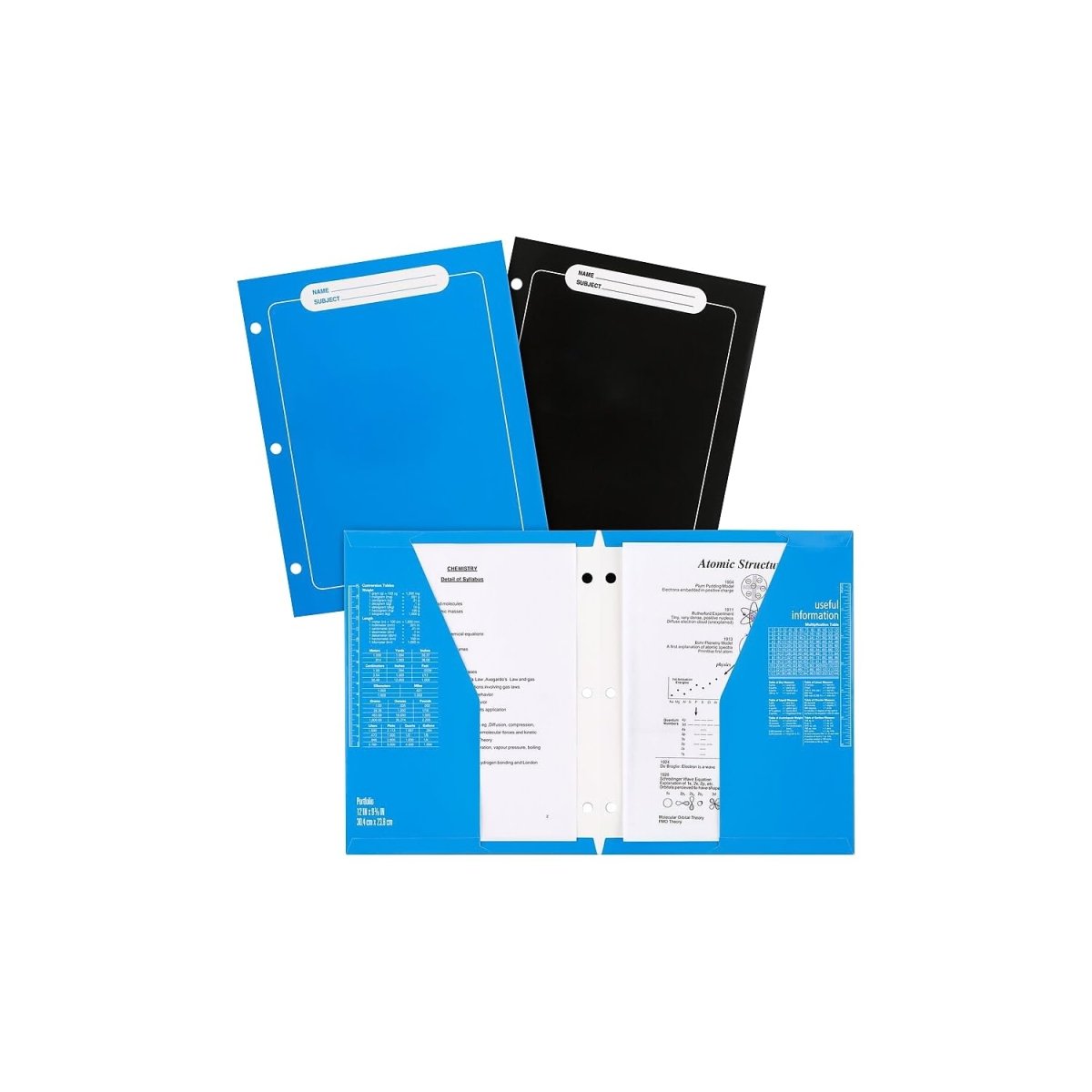 Mead Trapper Keeper Binder, Retro Design, 1 Inch Binder with Folders and Pockets, Holds 8 - 1/2" x 11" Paper, Shapes (260038CQ1 - ECM) - Throwback Paradise