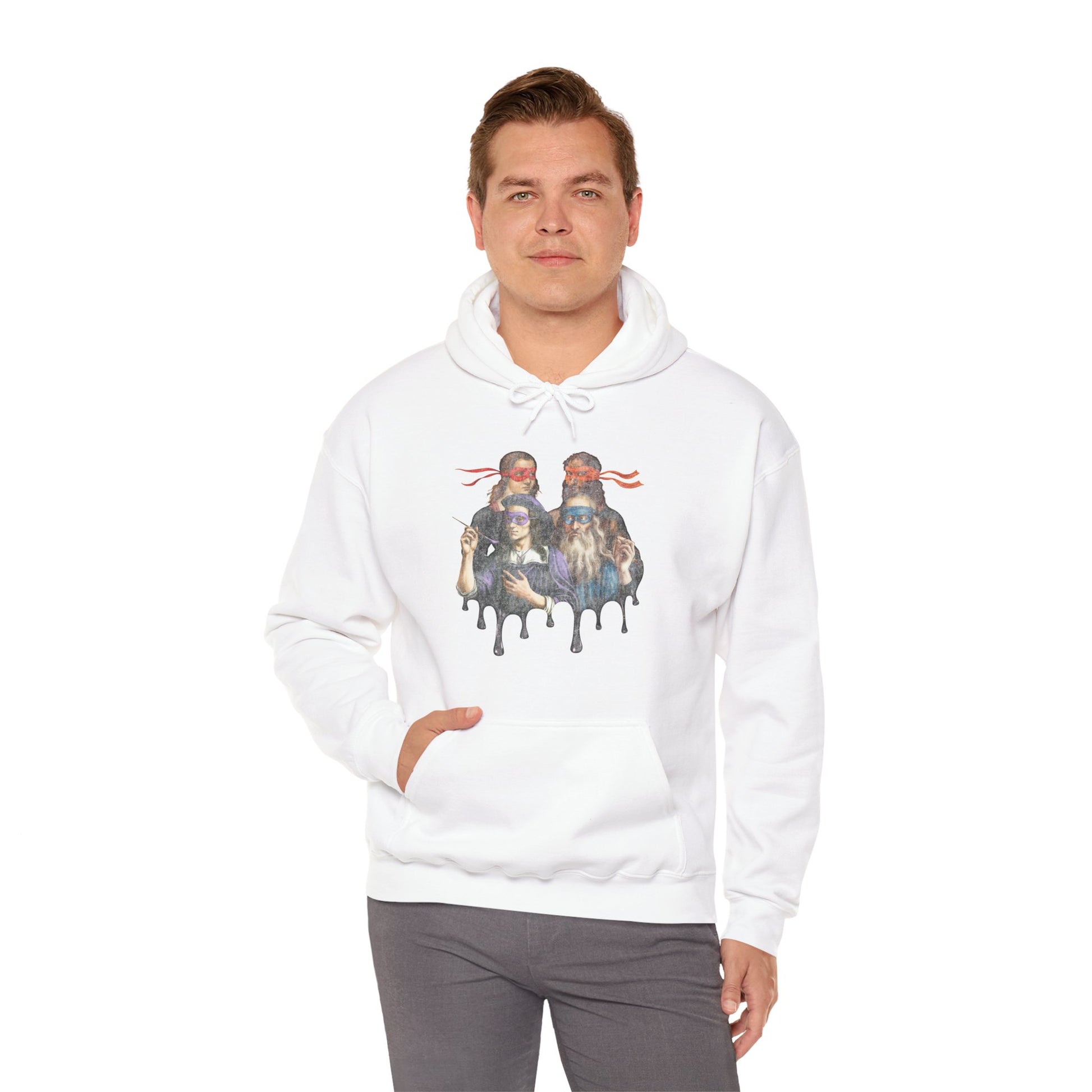 Renaissance Artists Ninja Painters - Hoodie - Throwback Paradise