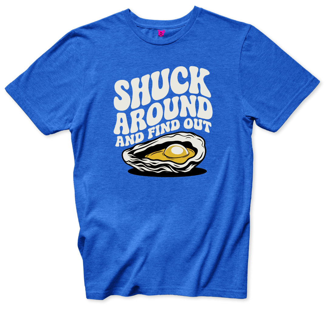 Shuck around and find out T-Shirt - Throwback Paradise