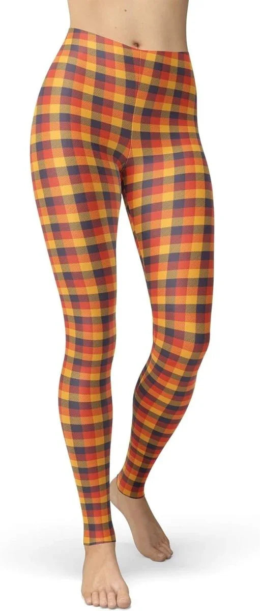 sissycos Women's 80s Leggings Neon Artistic Splash Printed Buttery Soft Stretchy Pants - Throwback Paradise