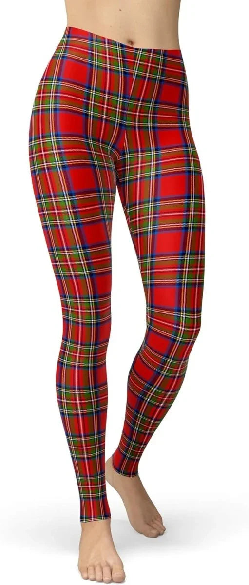 sissycos Women's 80s Leggings Neon Artistic Splash Printed Buttery Soft Stretchy Pants - Throwback Paradise