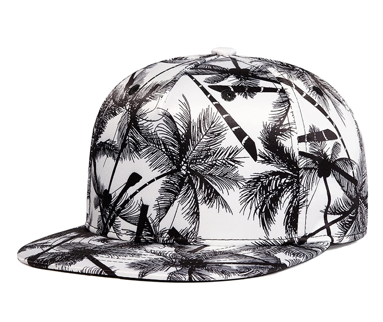 Quanhaigou Snapback Hat for Men Women,Hip Hop Style Colorful Flat Bill Hats Teens Adjustable Baseball Cap - Throwback Paradise